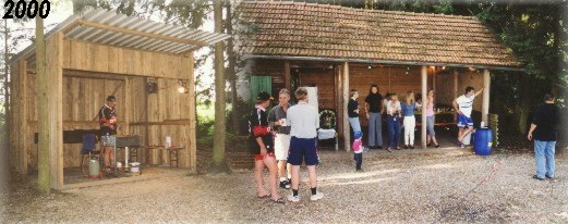 1999 und 2000 feierten wir in der Eschlabacher H�tte